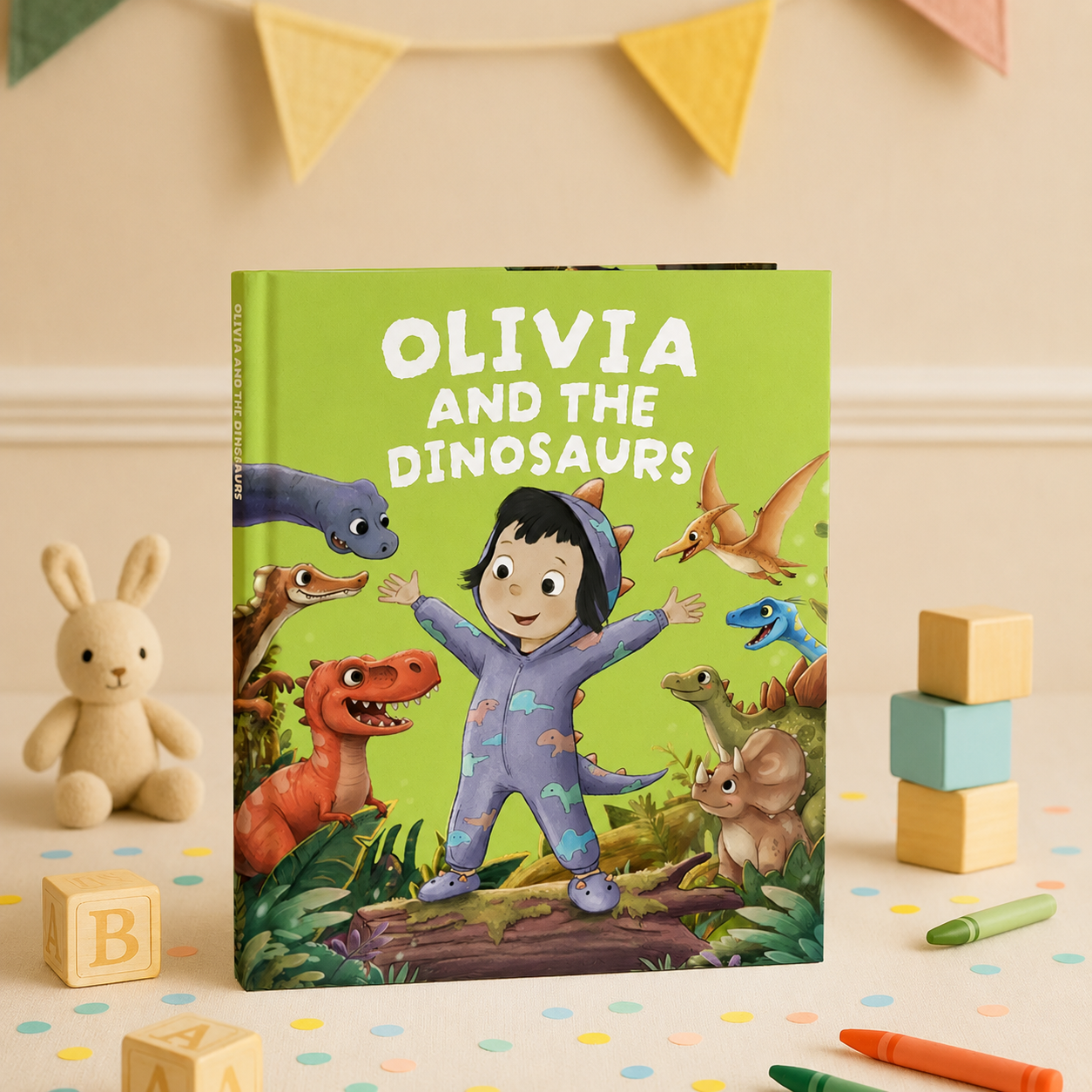 Personalized Dinosaur EBook with Name | Dinosaur Gift for Kids | Storybook for Boys & Girls